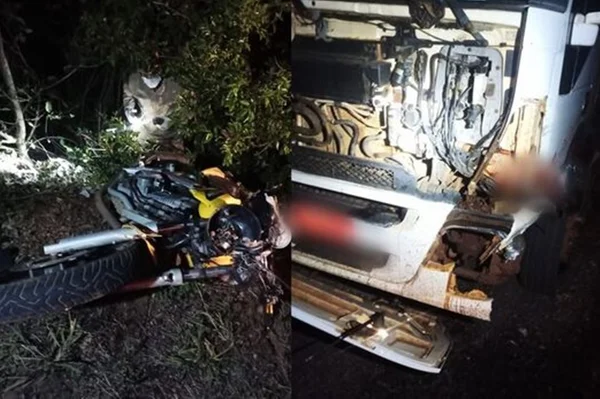 Imagem colorida mostra Pai vê filho morrer após batida no MS - Metrópoles