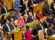 Delegação brasileira na ONU, com Mauro Vieira e Janja