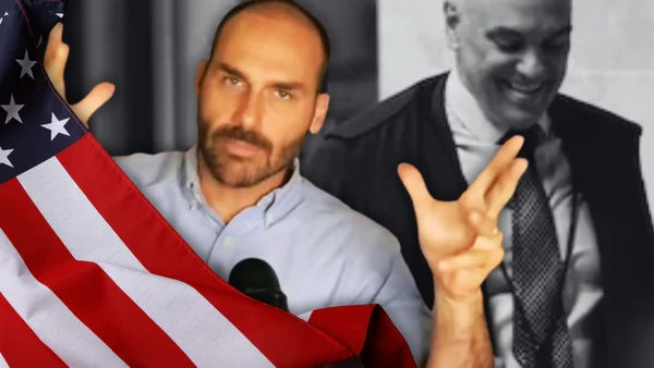 “Não amedrontou essa Corte”, diz Moraes ao condenar Eduardo Bolsonaro