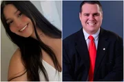 Isabelle à esquerda e João à direita Isabelle à esquerda e João à direita