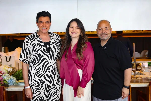 Tiago Correia, Renata Pinheiro e Rodrigo Resende
