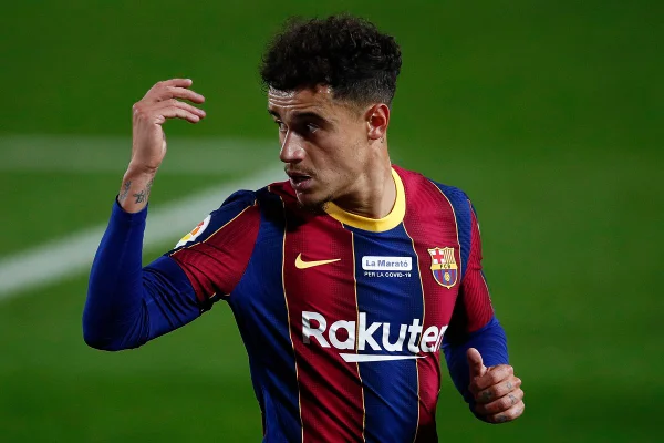 Philippe Coutinho com a camisa do Barcelona
