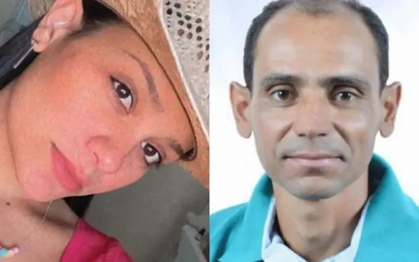 Imagem colorida da filha Bruna e do pai Claudemar - Metrópoles