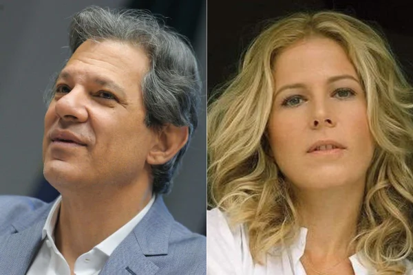 Fernando Haddad e Paula Toller