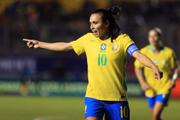 Marta foi a capitão do Brasil na estreia da Copa América