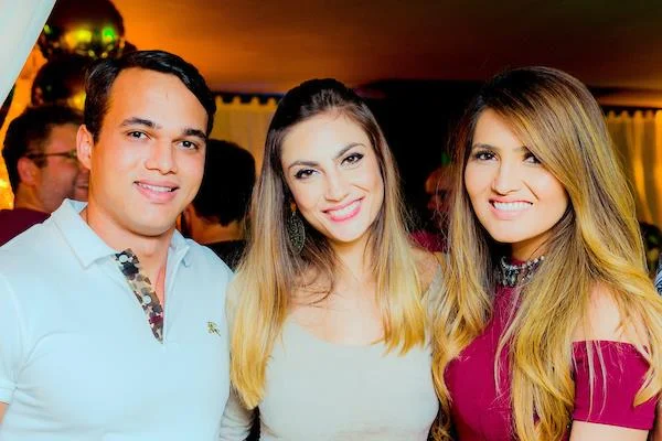 Vinicius Jardim, Paula Lemos e Mell Porto Vinicius Jardim, Paula Lemos e Mell Porto