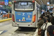 Ônibus na zona sul de São Paulo Ônibus na zona sul de São Paulo