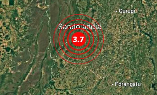 Imagem colorida mostra terremoto no Tocantins - Metrópoles