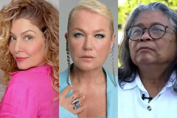 Montagem colorida de Bárbara Borges, Xuxa e Marlene Mattos - Metrópoles