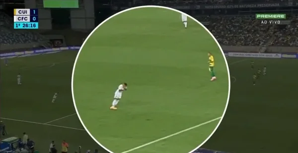Imagens fortes: jogador do Coritiba cai desacordado no gramado