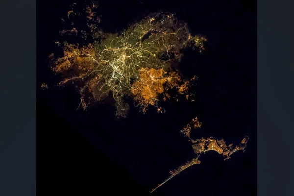 Imagem de satélite da cidade de São Paulo