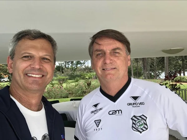 Ângelo Denicoli e Jair Bolsonaro