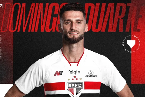 São Paulo anuncia a contratação do zagueiro português Domingos Duarte