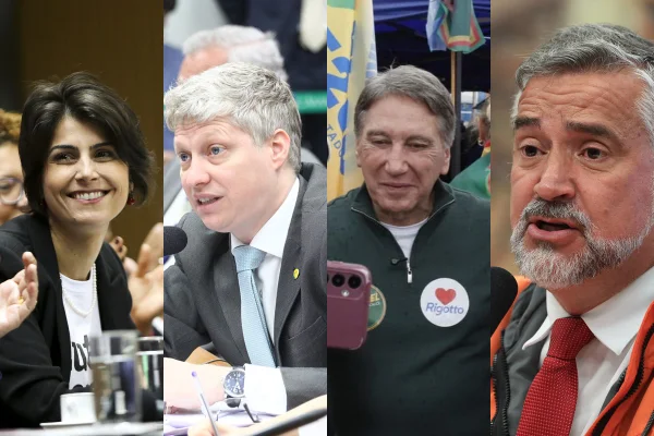Manuela d’Ávila, Marcel Van Hattem, Rigotto e Paulo Pimenta