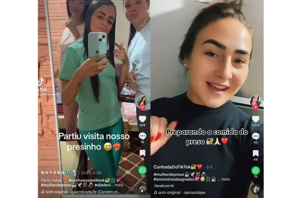 Trechos dos vídeos das "cunhadas" - Metrópoles