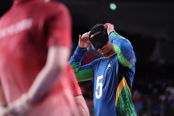 Medalha garantida! No Goalball masculino, Brasil elimina Lituânia e vai à final