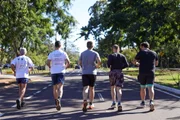 Amigos e familiares que correram com José Amigos e familiares que correram com José