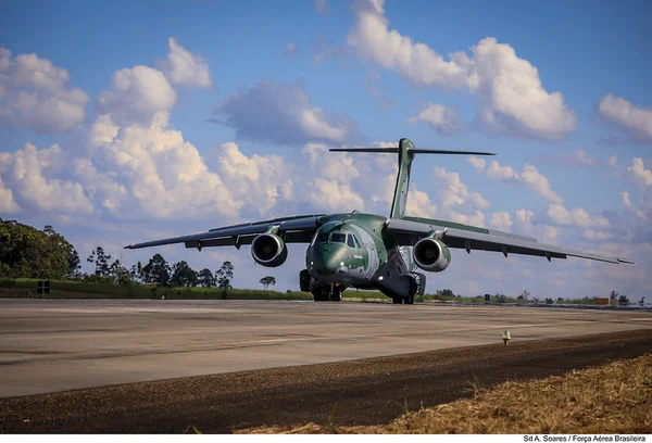 Aeronave KC-390 Millennium da Força Aérea Brasileira (FAB) - Metrópoles