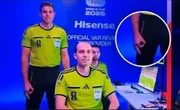 Árbitro de VAR faz gesto visto como racista por telespectadores na Copa do Mundo Árbitro de VAR faz gesto visto como racista por telespectadores na Copa do Mundo