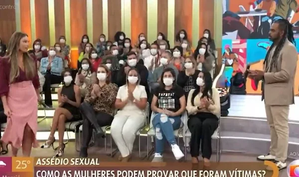 Patrícia Poeta e Manoel Soares
