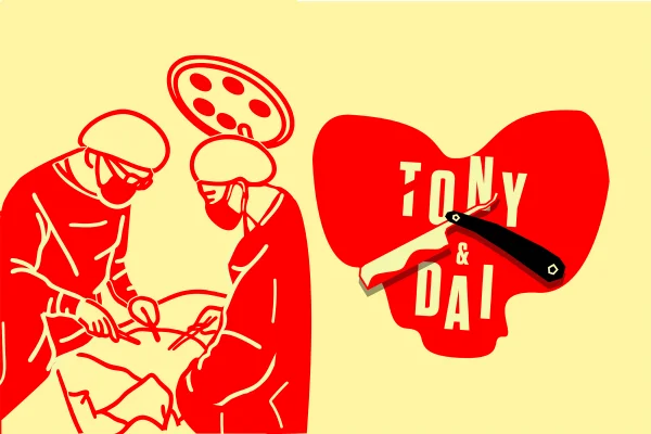 Imagem colorida da capa do sexto episódio do podcast Tony & Dai, do Metrópoles
