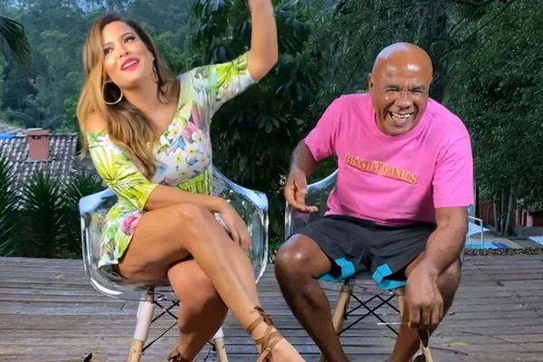 Vídeo. Geisy Arruda dá confere em pênis de Kid Bengala: “33 cm”
