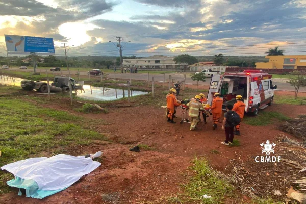 bombeiros atendem ocorrência