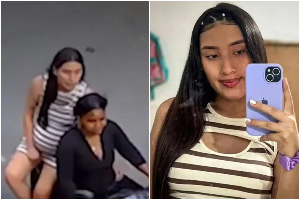 Jovem grávida que teve o bebê arrancado da barriga, na Colômbia - Metrópoles