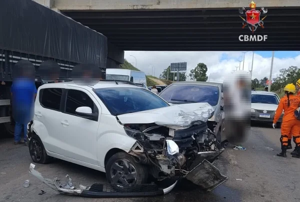 “Feliz em estar vivo”: diz envolvido em acidente com carreta no DF