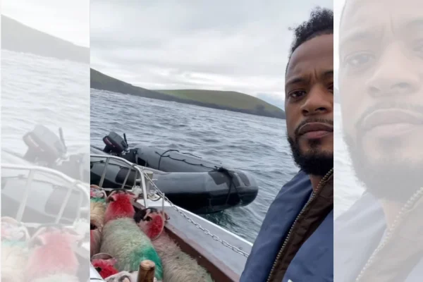 Problema resolvido? Evra zoa CR7 em embarcação com ovelhas