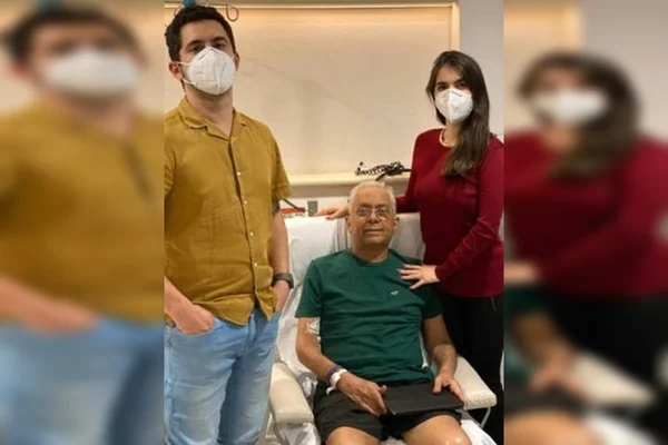 Transplantado de pulmão por causa da Covid