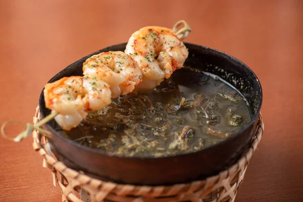 Tacacá com camarão