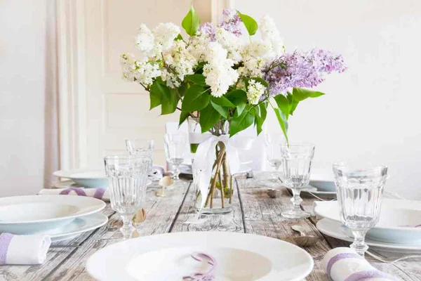 Mesa decorada