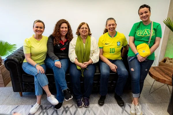 Ministras prestigiam amistoso da Seleção Brasileira Feminina contra o Chile