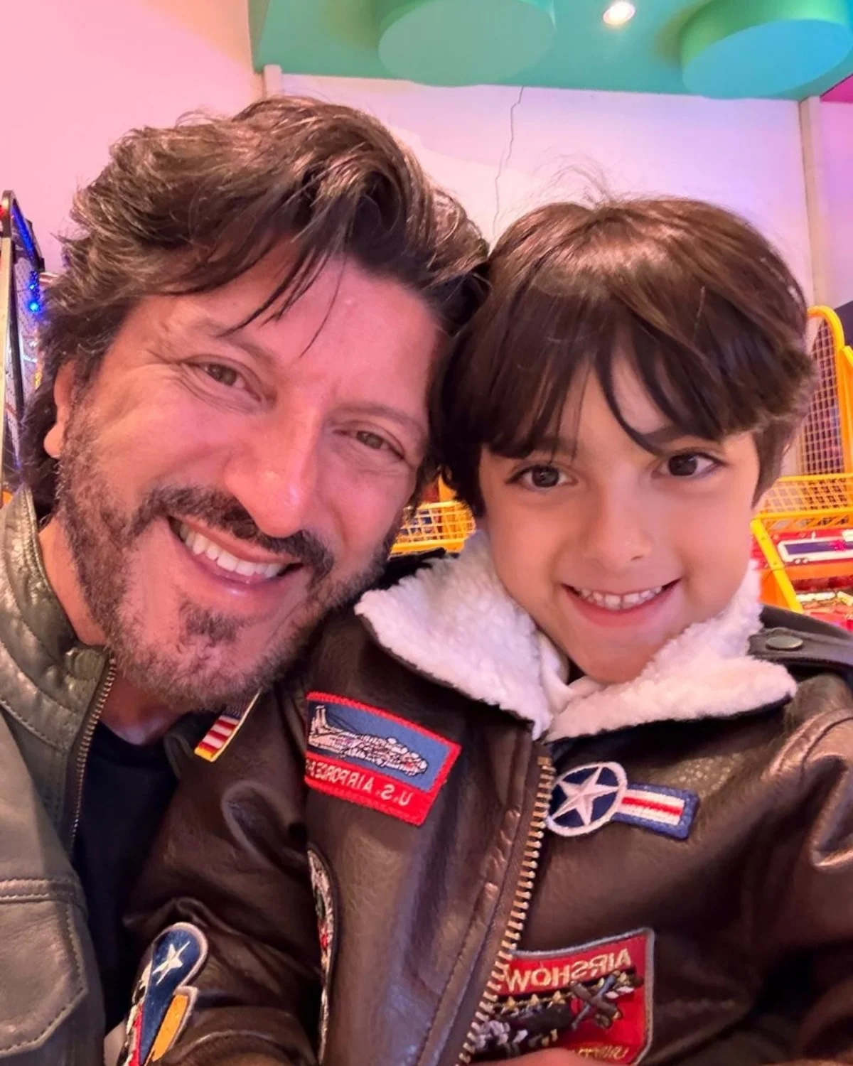 Lito com o filho Malone Lito com o filho Malone