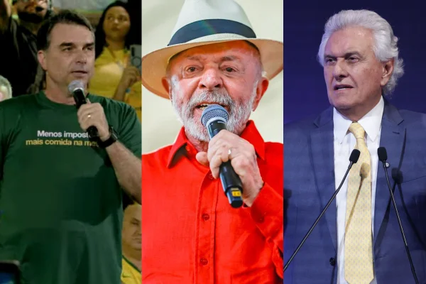 Real Time: Lula tem empate técnico com Flávio e Caiado em 2º turno