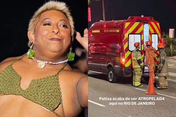 Rico Melquiades causa alarde e diz que Patixa Teló foi atropelada