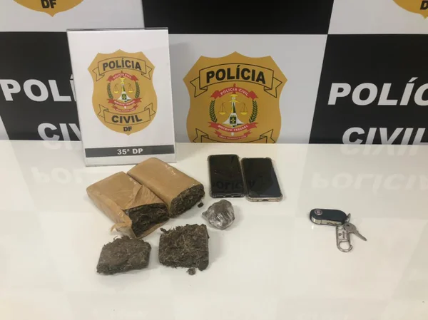 Motorista de aplicativo é preso pela PCDF por tráfico de drogas