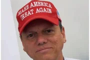 Apoiador de Trump, Tarcísio usou boné com slogan do americano Apoiador de Trump, Tarcísio usou boné com slogan do americano