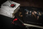Livros da saga Crepúsculo, da escritora Stephenie Meyer