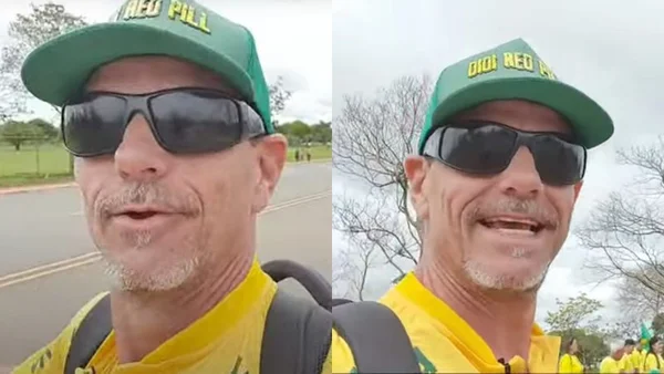 Na imagem, o ex-BBB que ajudou bolsonaristas em atos antidemocráticos - Metrópoles