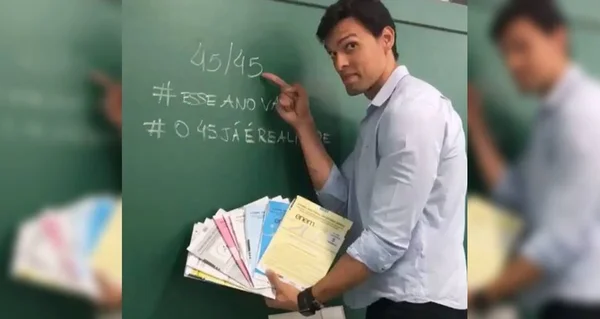 Enem: meme entre alunos, professor do DF gabarita matemática