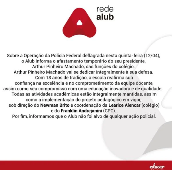 Alub firma acordo com Ministério Público para resolver ano letivo