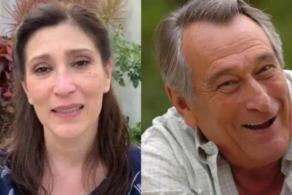 Montagem colorida de Paulo Goulart e Beth Goulart - Metrópoles