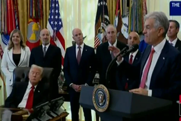 Trump em reunião com farmacêuticas