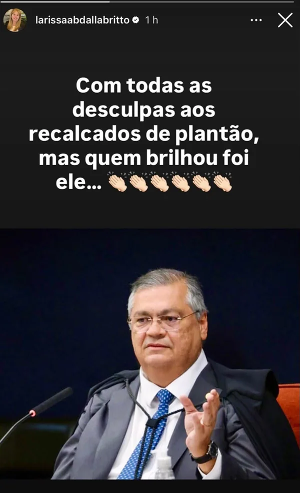 Assessora de Dino fala em “recalcados” e diz que chefe “brilhou” em sessão - destaque galeria