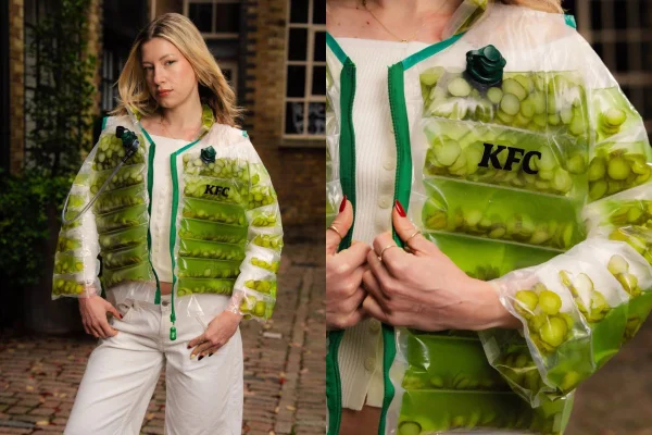jaqueta kfc picles - metrópoles