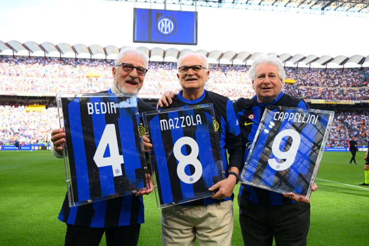 Gianfranco Bedin, Sandro Mazzola e Renato Cappellini em 2024 Gianfranco Bedin, Sandro Mazzola e Renato Cappellini em 2024
