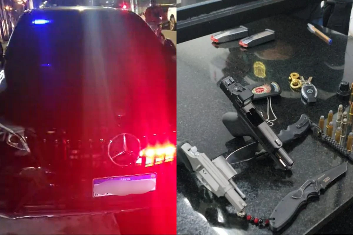 Neurocirurgião preso com armas em carro de luxo na Paulista