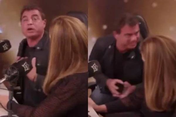 Dhomini abandona entrevista ao vivo após briga com apresentador
